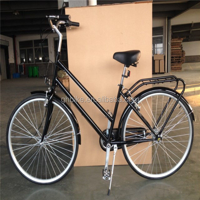 17kg Zwart Kleur 3 versnelling City Bike voor vrouwen City Bike Dames Bikes Zwart Kleur
