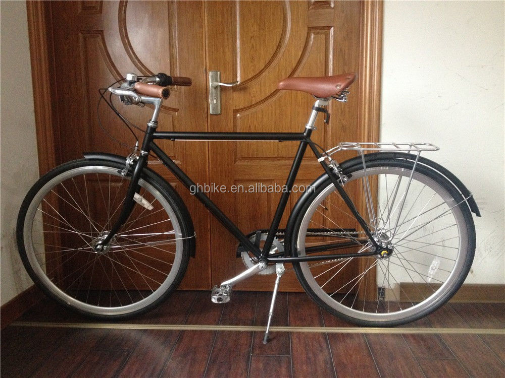 700C pedaal mens retro vintage stadsfiets interne versnelling 3 snelheid Aluminium vork KMC keten