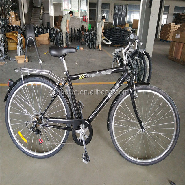 Adult Hybrid Bike 700C 6 Speed Lady City Cruiser Fiets met een bruto gewicht van 17 kg