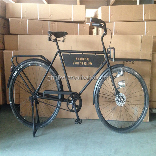 Quando Hub en Aluminium Rim Uitgerust Single Speed Vintage Style Retro Mensenfiets