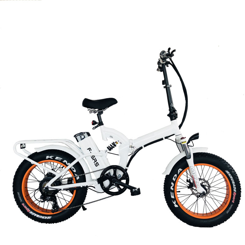 20&quot; Full Suspension elektrische sneeuwfiets met 48V 21AH batterij en 1000W Bafang achtermotor