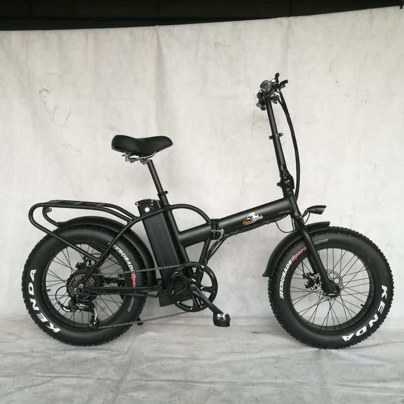 20 inch 48V 500W 750W 1000W elektrische vouwfiets met vetband Maximale snelheid 30-50Km/h