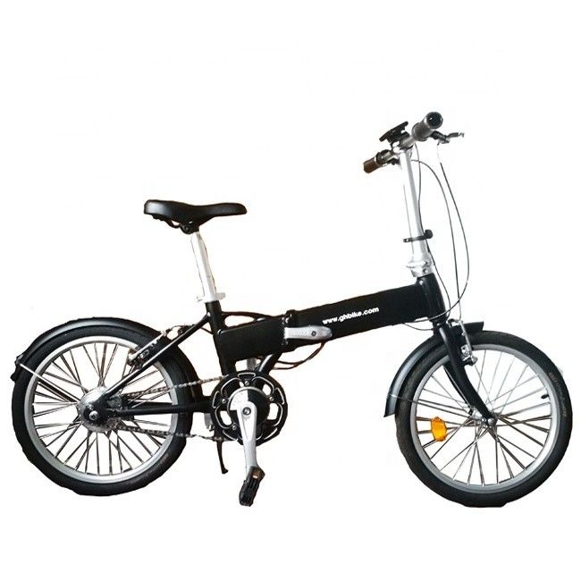 16&quot; Mini vouwfiets met 24V 250W motor en 10AH Lithiumbatterij versnellingen Single Speed