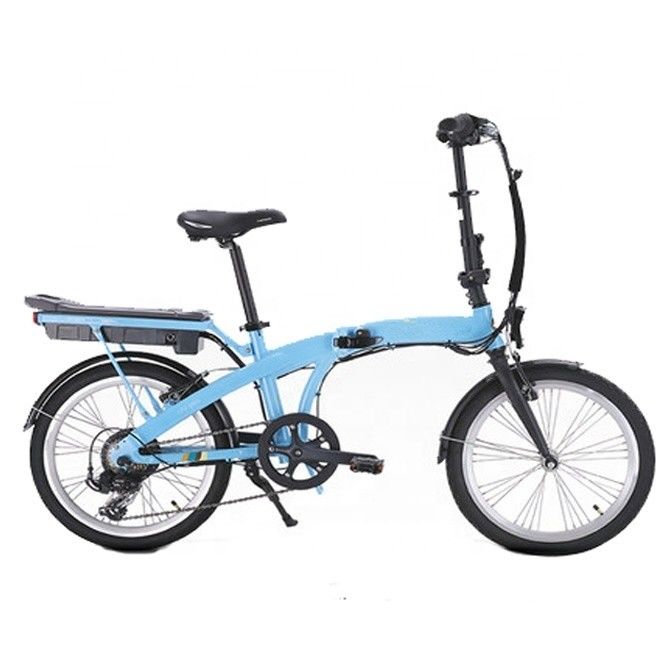 CE-gecertificeerde 20&quot; mini elektrische vouwfiets met 7 versnellingen en 10,5 AH batterij