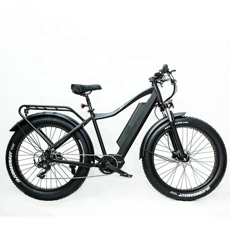 500watt 17AH Batterij 8Fun Midden Motor M600 26&quot; 4.0 Sneeuwband Elektrische Mountainbike