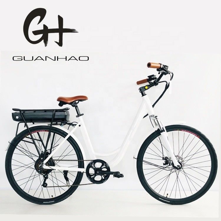 28 inch City Bike 36V250W Lithiumbatterij 14AH EN15194 EN15194 voor vrouwen Lady USA Europa