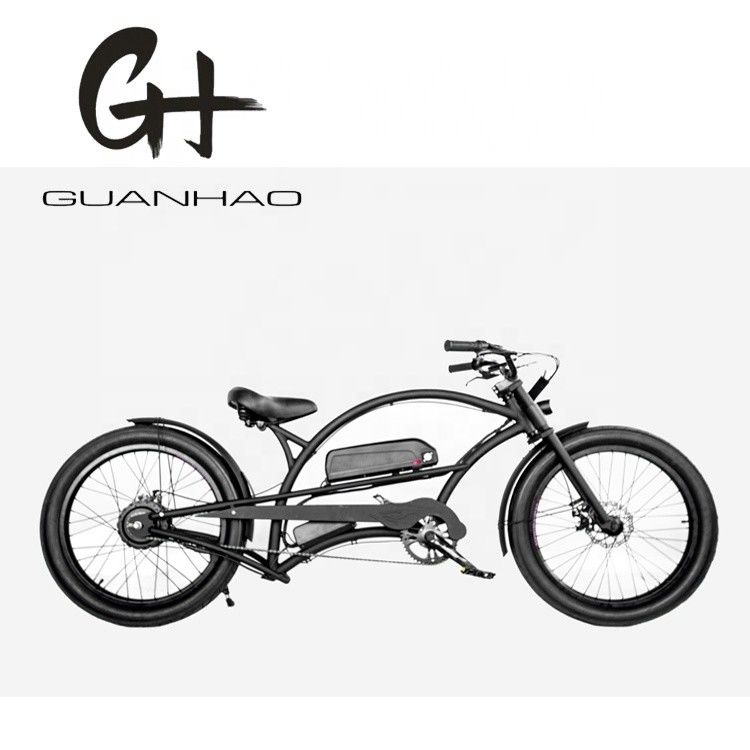 Elektrische fiets 24&quot;x3.0 band 1000W 17AH Hi-Ten Steel Frame 50KM/H Shimano Speed Cruiser