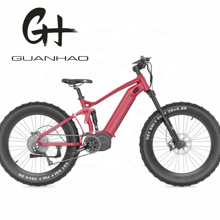 Down Tube Battery 26 inch Bafang M620 Middenmotor 48V 750W 10.5AH CE 45KM/H Fat Tire EBIKE