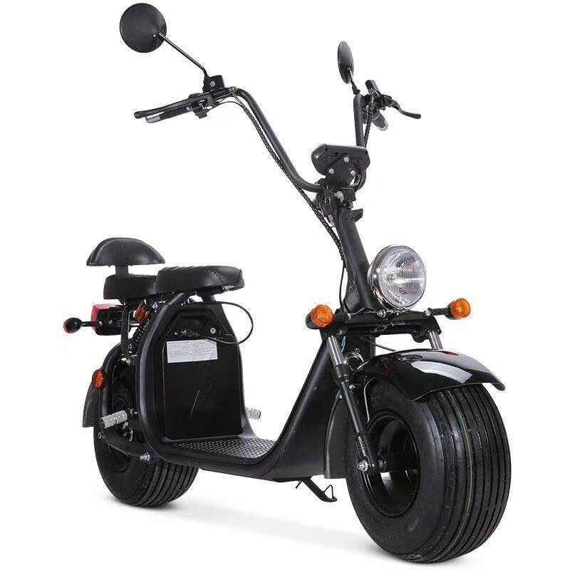 Citycoco Bike Electric Fat Tire Scooter Moped met 60V 2000w Achterhoekmotor 12&quot; Wielgrootte