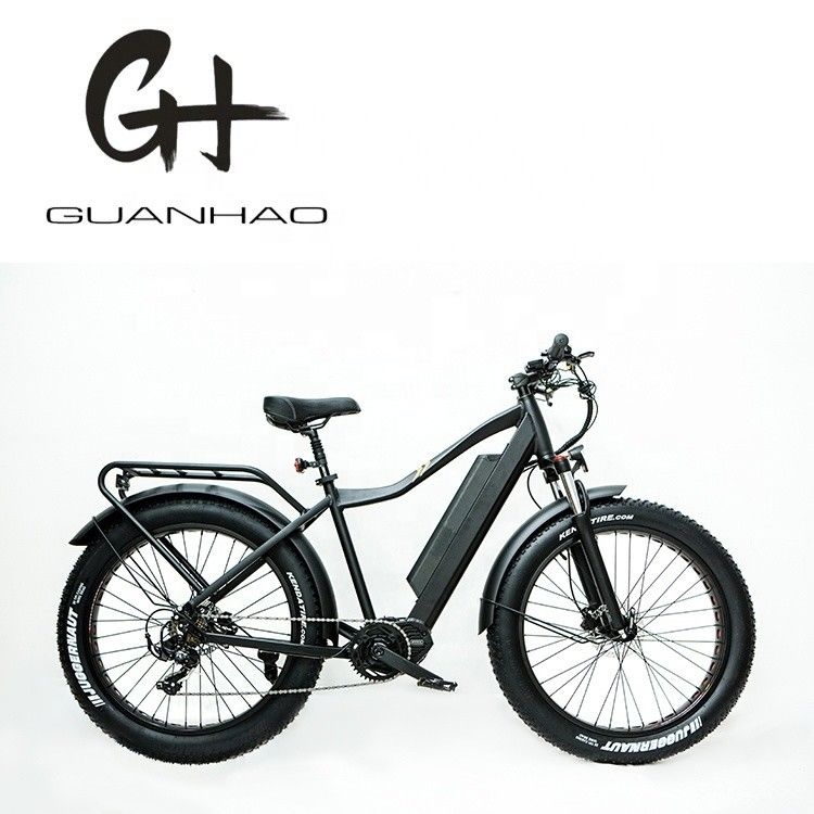 26 inch CE CPSC TUV BaFang G521 M600 500W SM 48V 17AH Battery Fat Tire Mountain EBIKE