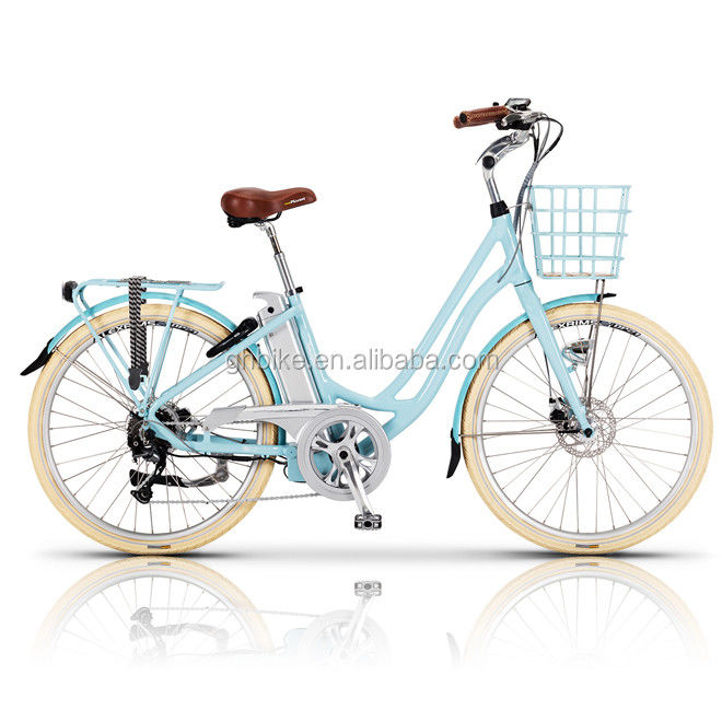 Ladies Beach Cruiser Vole Kensington elektrische fiets met 48V spanning en aluminium frame